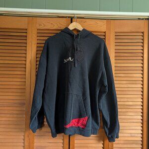 Vintage Y2K Quiksilver Black & Red Hoodie – Men’s Size Large – Skate S